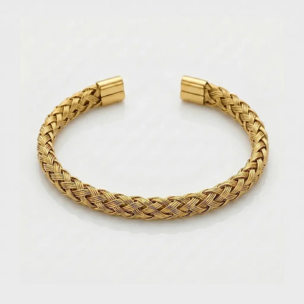 BRAZALETE TRENZADO - GOLD - Athereos