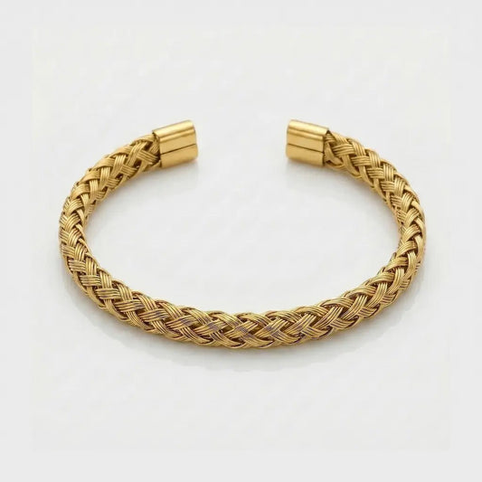 BRAZALETE TRENZADO - GOLD - Athereos