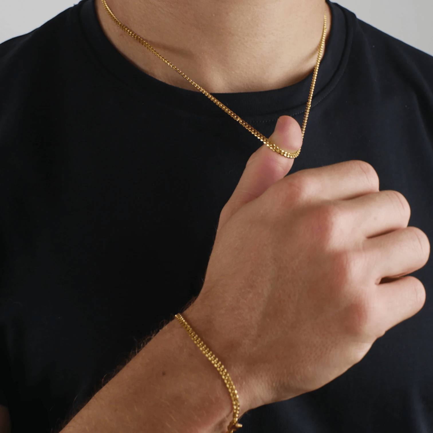 CADENA CUBANA - GOLD 3MM - ATHEREOS