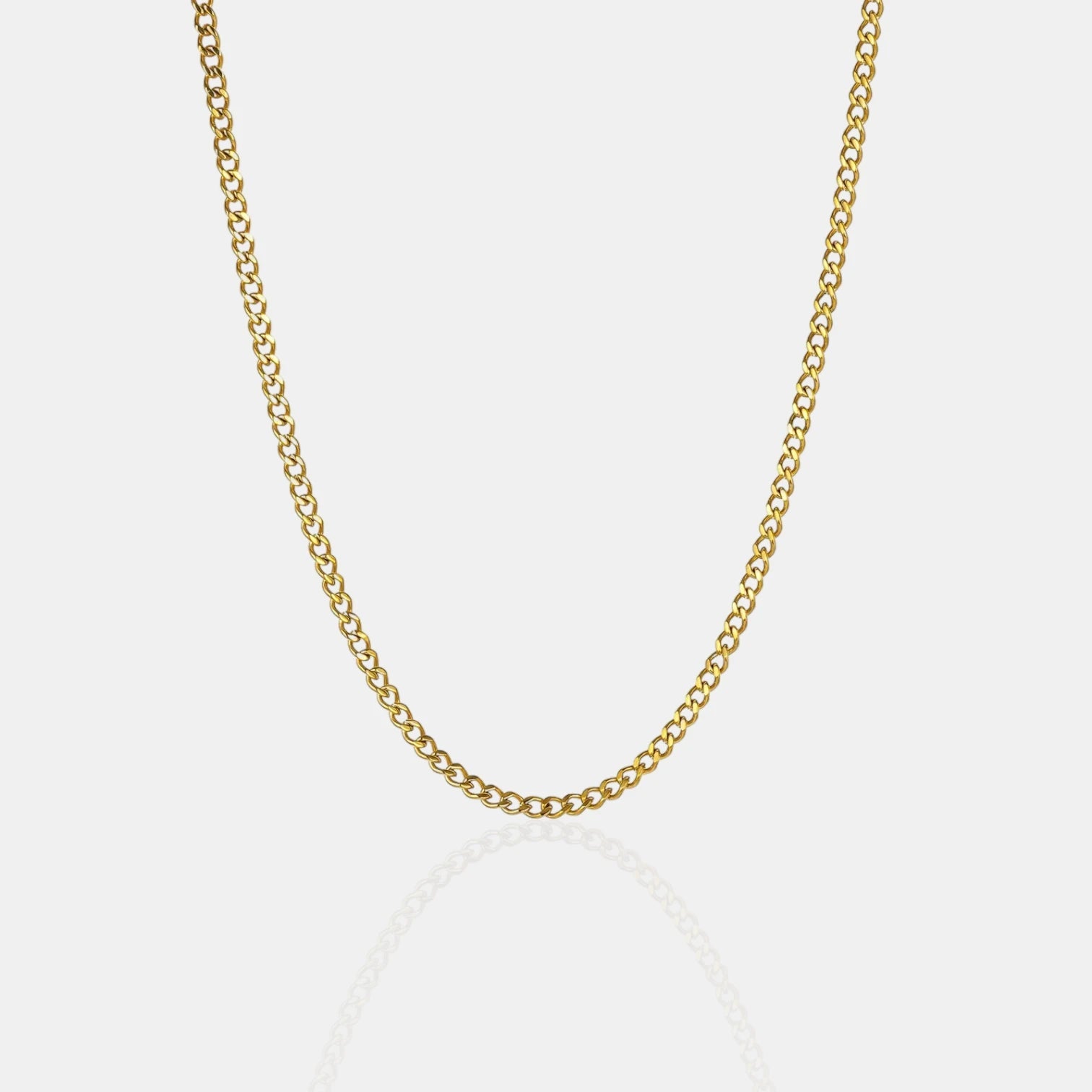 CADENA CUBANA - GOLD 3MM - ATHEREOS