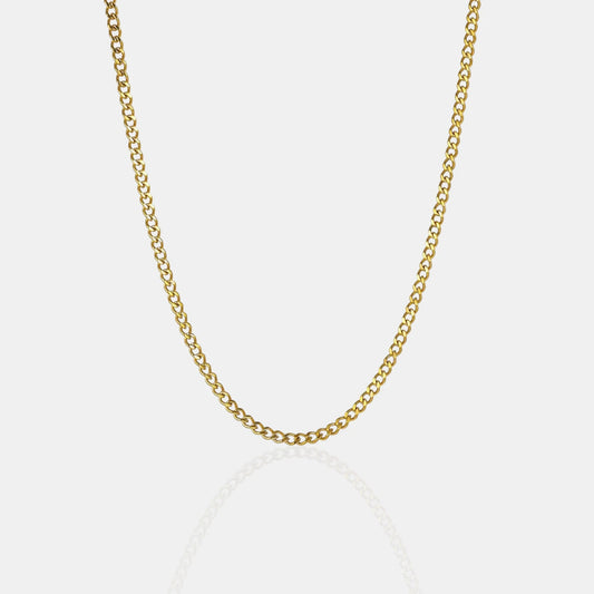 CADENA CUBANA - GOLD 3MM - ATHEREOS