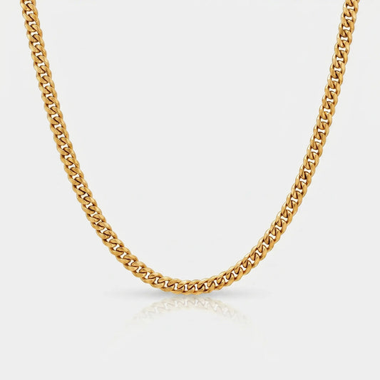 CADENA CUBANA - GOLD 5MM - Athereos