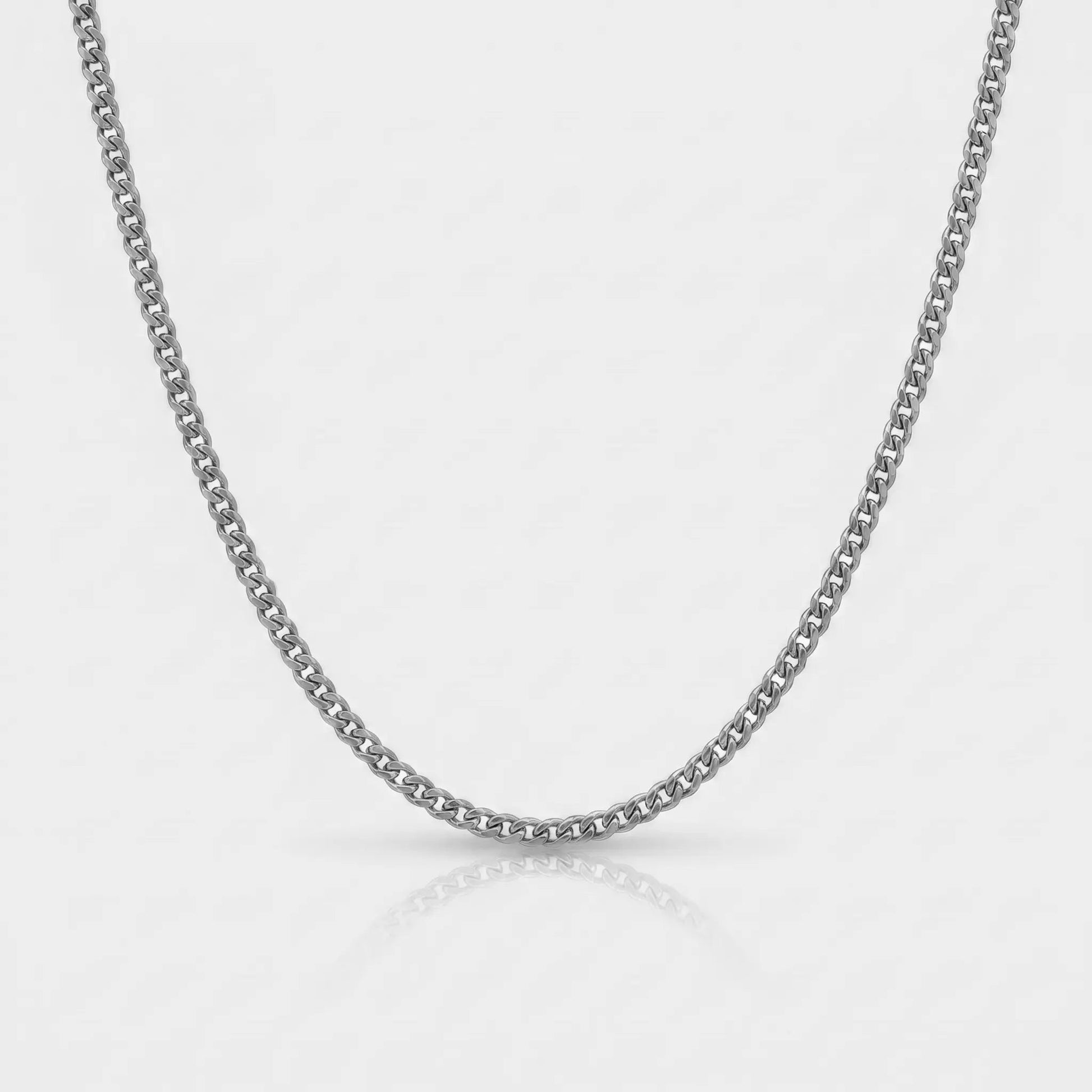 CADENA CUBANA - SILVER 3MM - Athereos