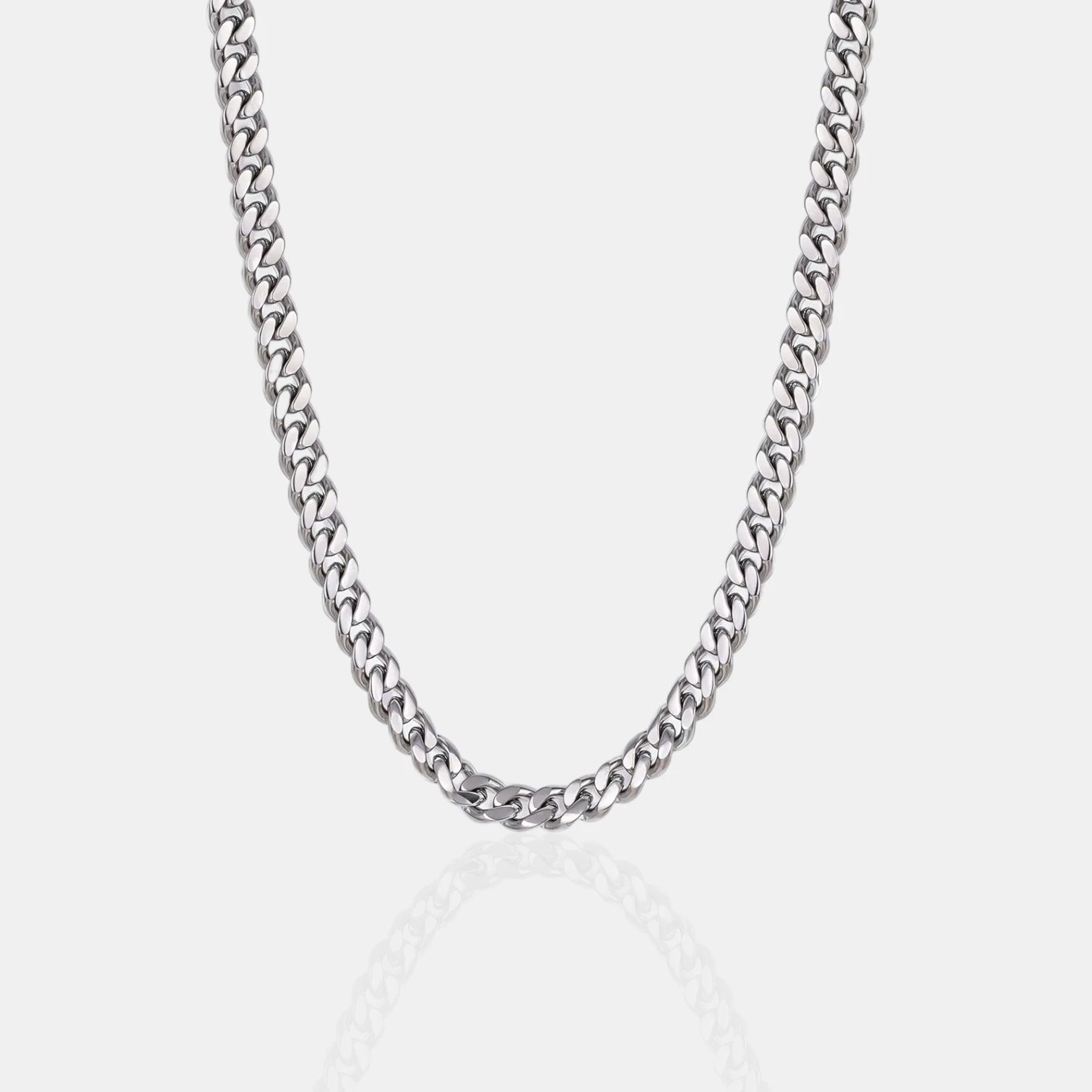 CADENA CUBANA - SILVER 5MM - ATHEREOS