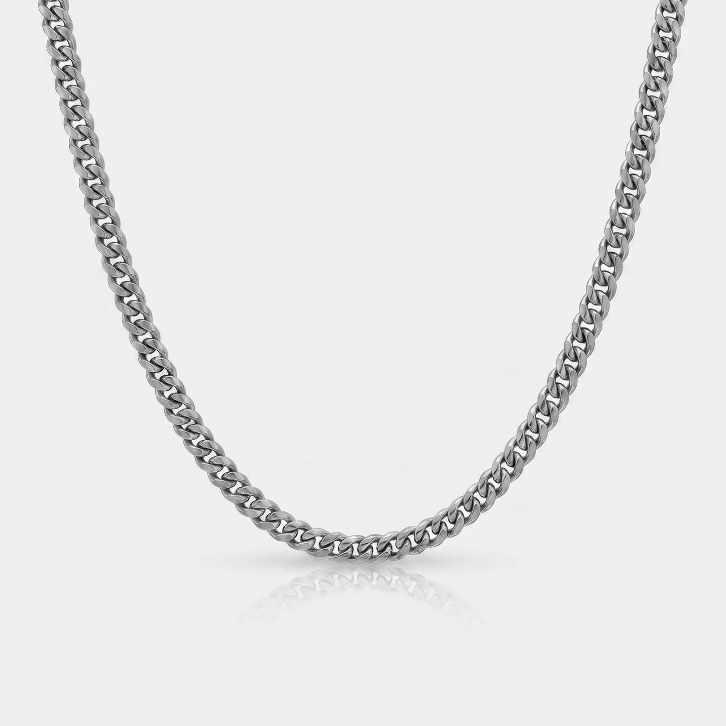 CADENA CUBANA - SILVER 5MM - Athereos