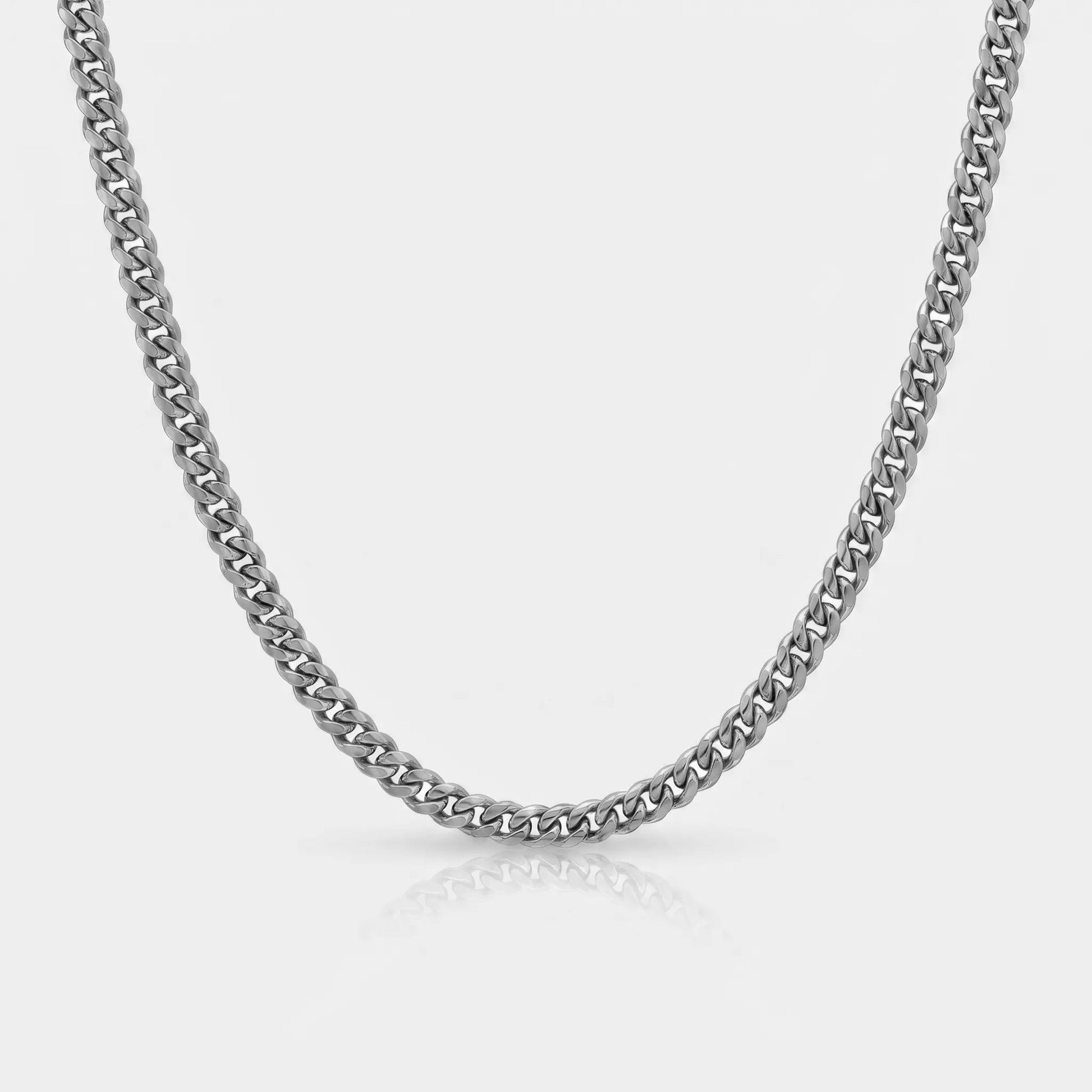 CADENA CUBANA - SILVER 5MM - Athereos