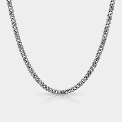 CADENA CUBANA - SILVER 5MM - Athereos