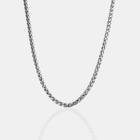 CADENA ESPIGA - SILVER 3MM - ATHEREOS