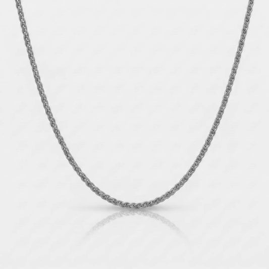 CADENA ESPIGA - SILVER 3MM - Athereos