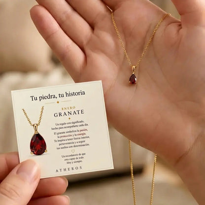 COLLAR BIRTHSTONE - GOLD - Athereos
