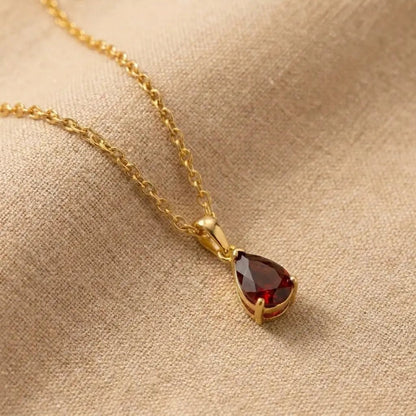 COLLAR BIRTHSTONE - GOLD - Athereos