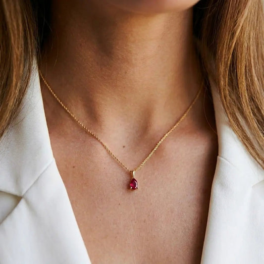 COLLAR BIRTHSTONE - GOLD - Athereos