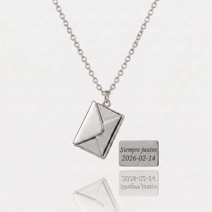 COLLAR CARTA - SILVER - Athereos