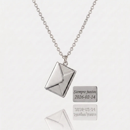 COLLAR CARTA - SILVER - Athereos