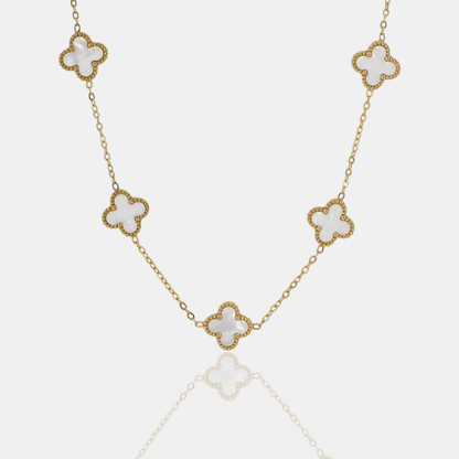COLLAR CLOVER - GOLD NACAR - ATHEREOS