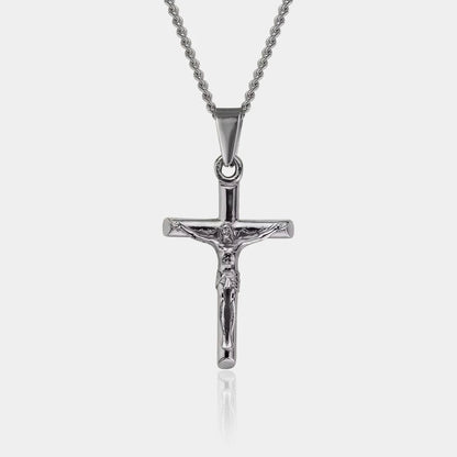 COLLAR CRUCIFIJO - SILVER - ATHEREOS