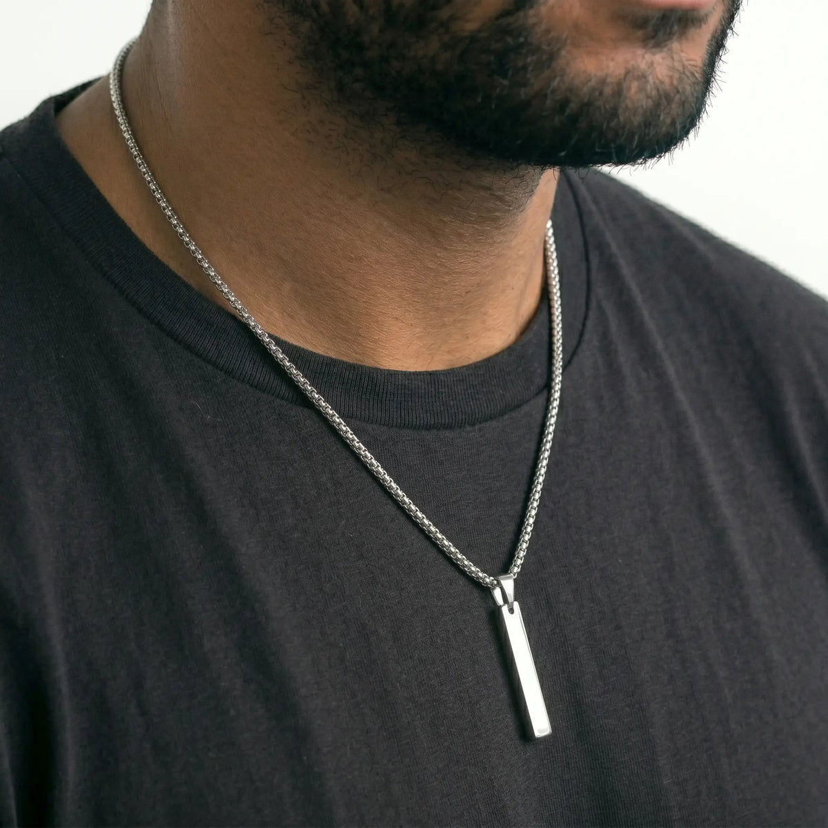 COLLAR OBELISCO - SILVER - Athereos
