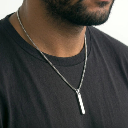 COLLAR OBELISCO - SILVER - Athereos