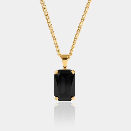 COLLAR ONYX - GOLD - ATHEREOS