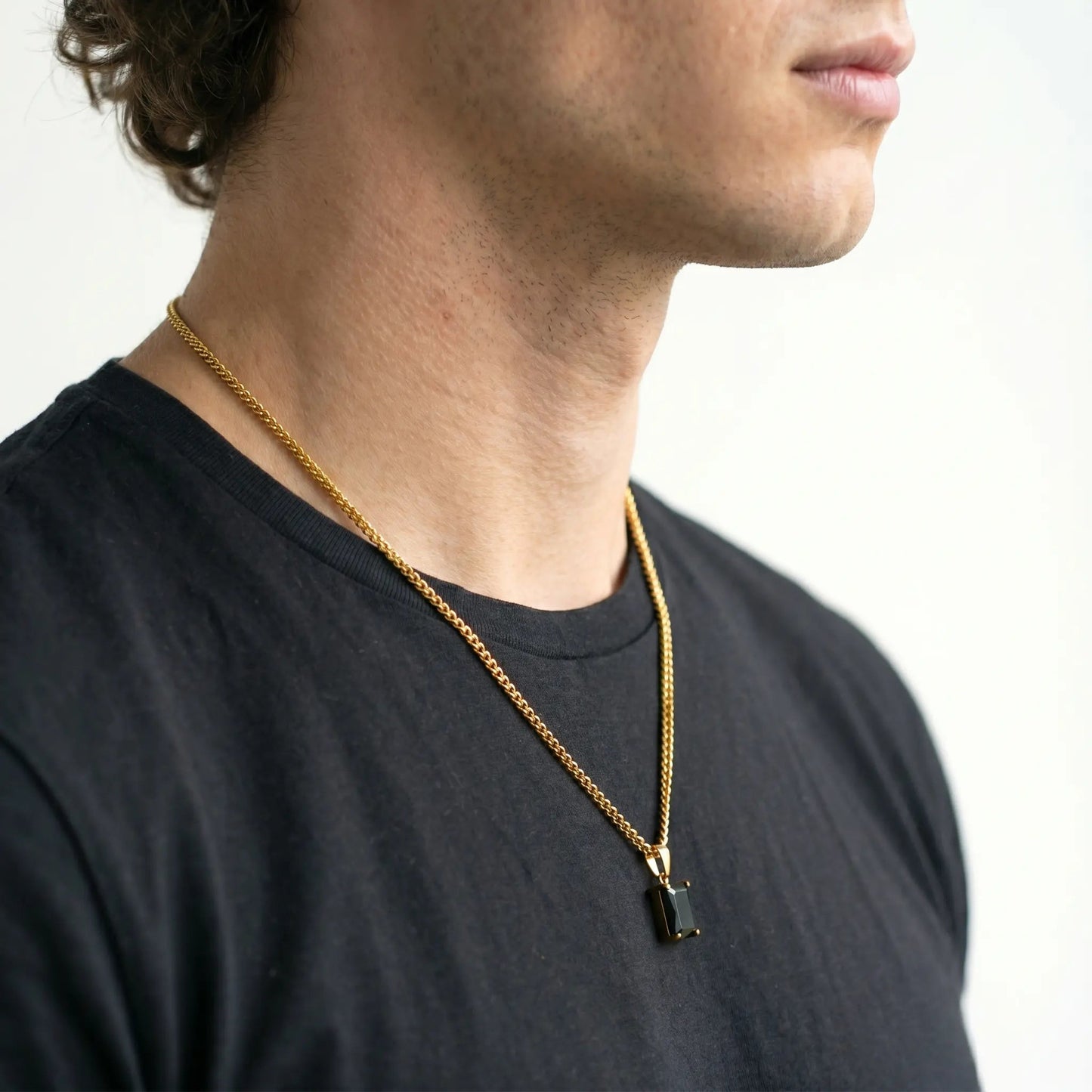 COLLAR ONYX - GOLD - Athereos