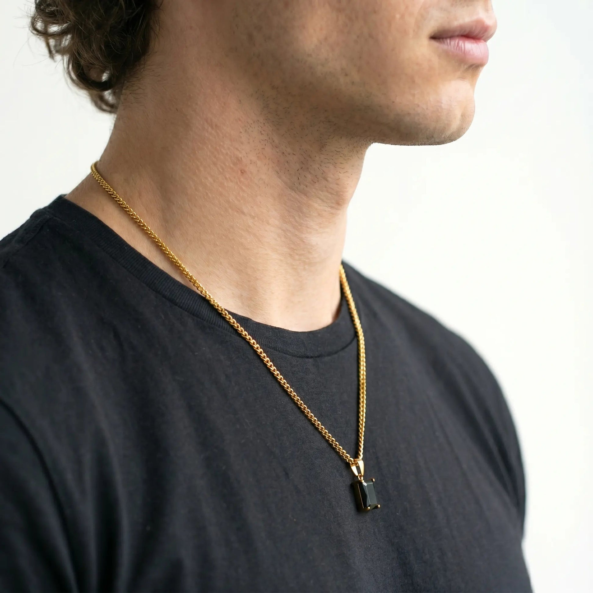 COLLAR ONYX - GOLD - Athereos