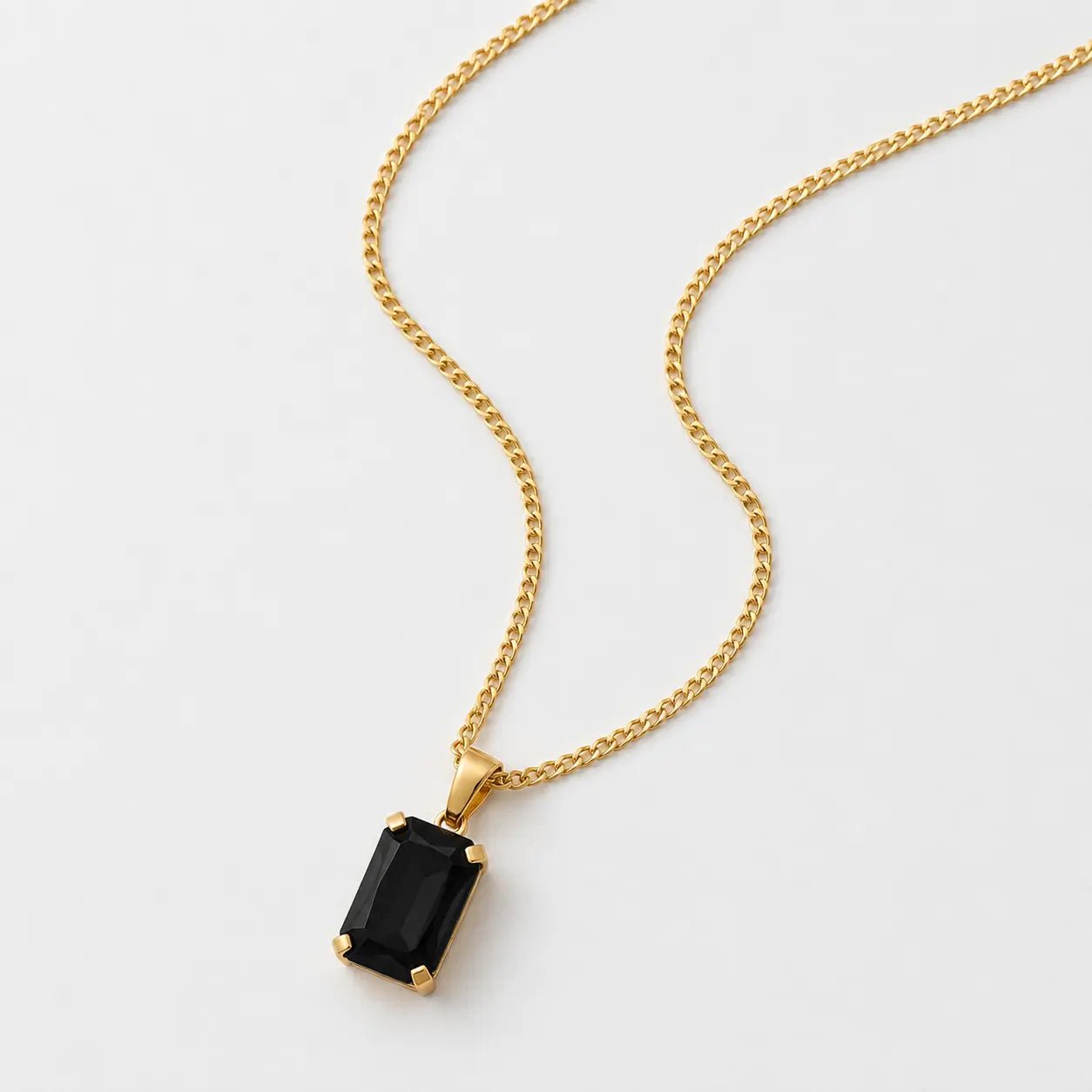 COLLAR ONYX - GOLD - Athereos