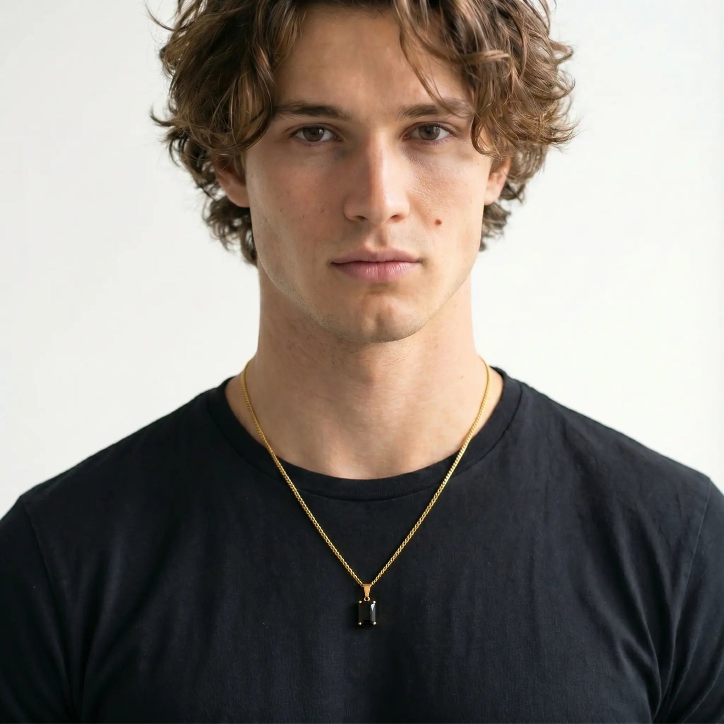 COLLAR ONYX - GOLD - Athereos