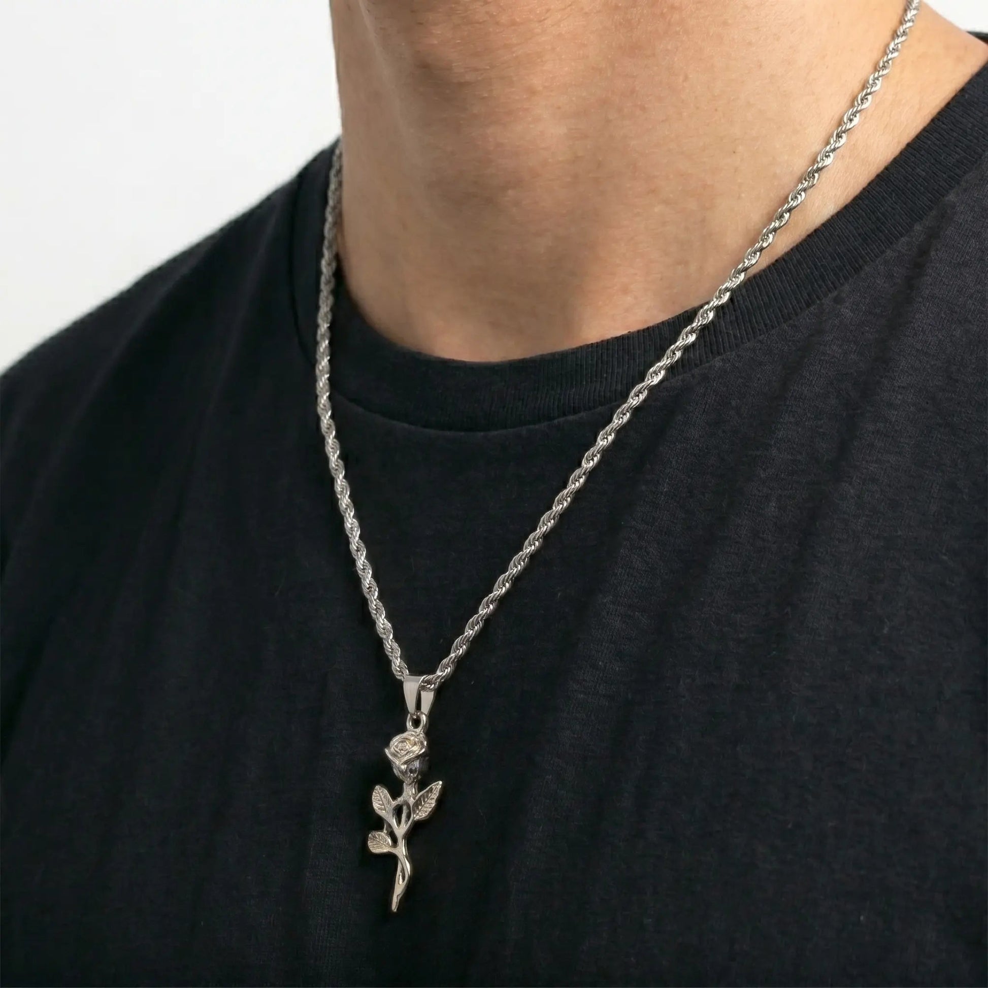 COLLAR ROSA - SILVER - Athereos