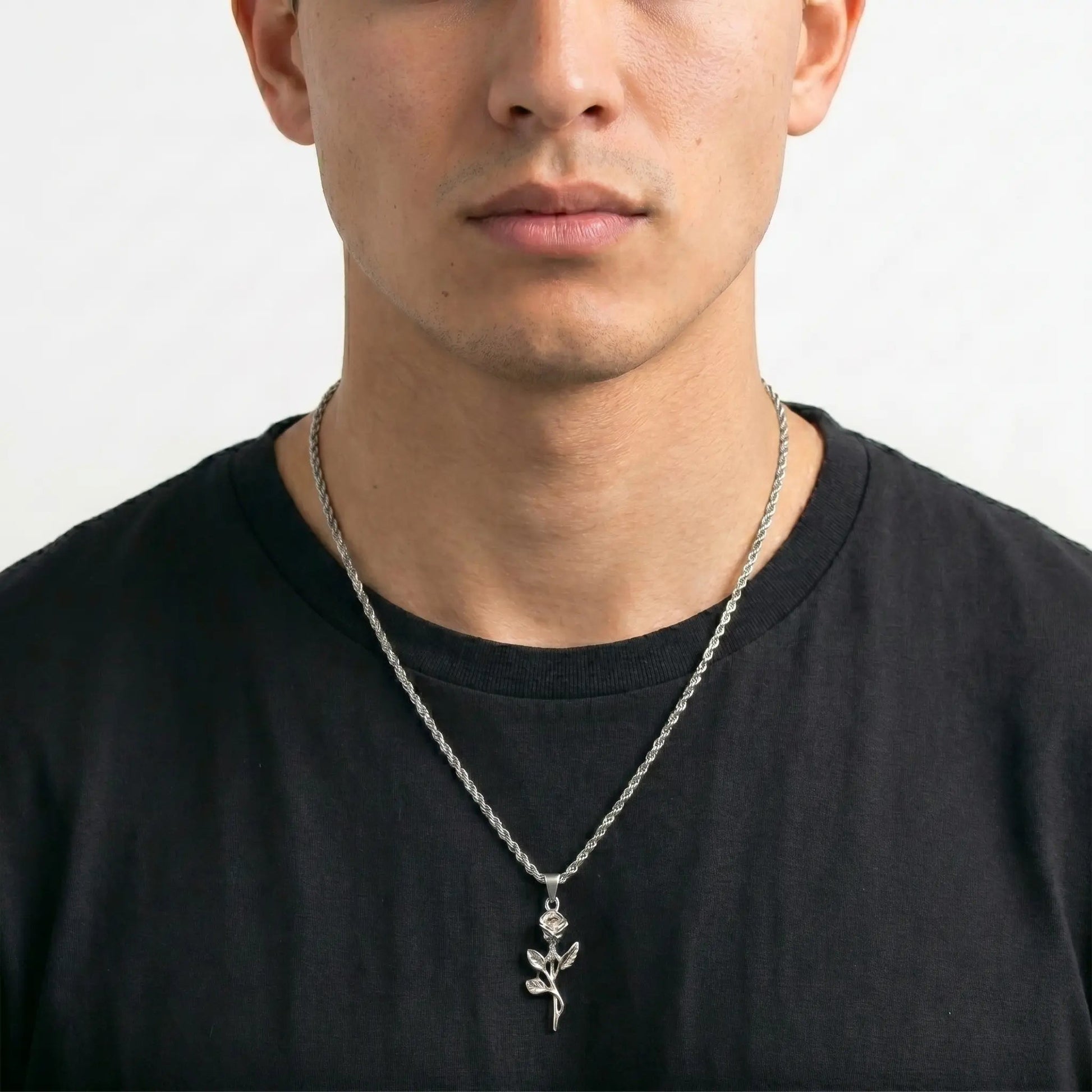 COLLAR ROSA - SILVER - Athereos