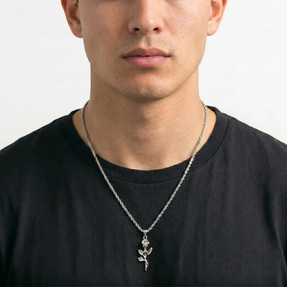 COLLAR ROSA - SILVER - Athereos