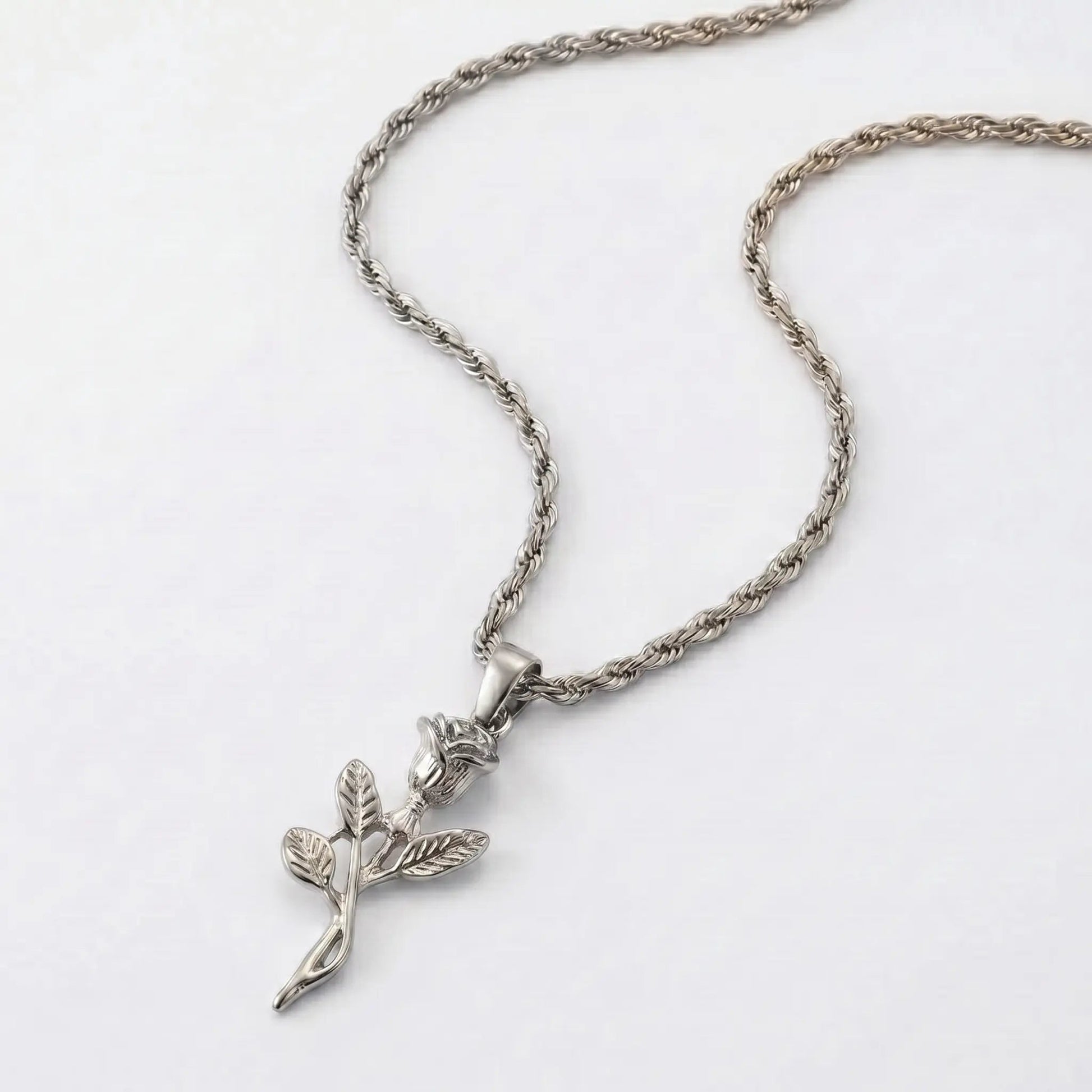 COLLAR ROSA - SILVER - Athereos