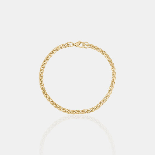 BRAZALETE ESPIGA - GOLD 3MM