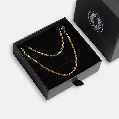 SET CUBANO - GOLD 3MM - ATHEREOS