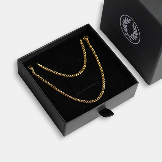 SET CUBANO - GOLD 3MM - ATHEREOS