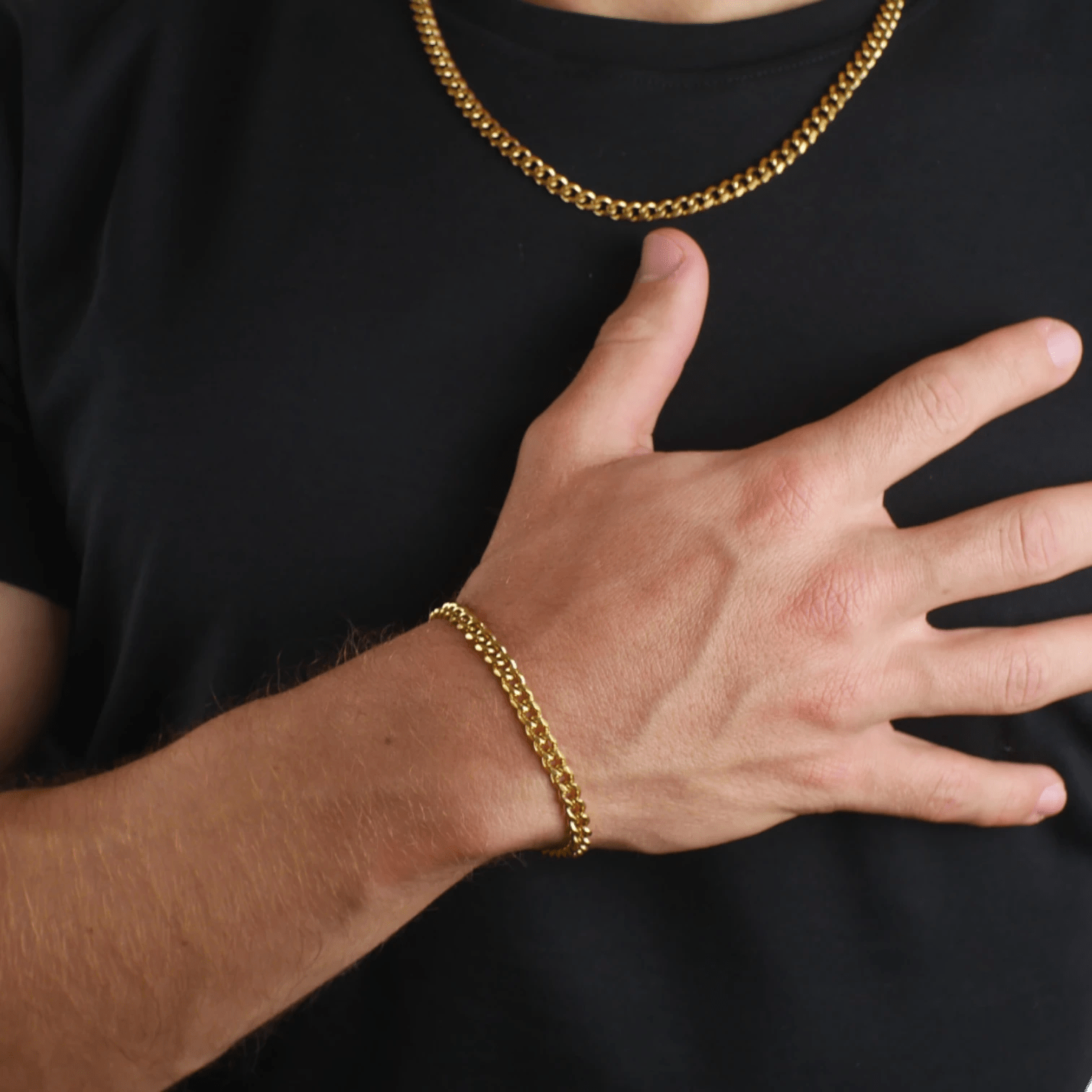 SET CUBANO - GOLD 5MM - ATHEREOS