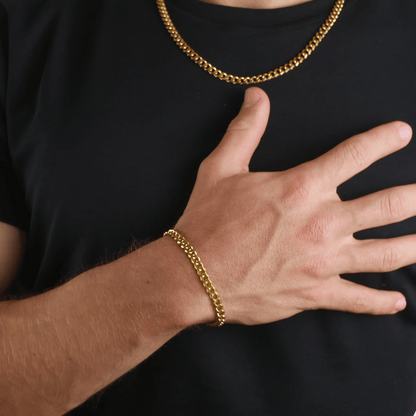 SET CUBANO - GOLD 5MM - ATHEREOS