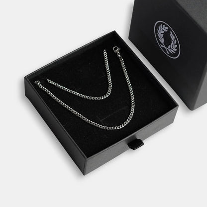 SET CUBANO - SILVER 3MM - ATHEREOS