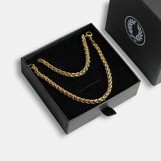 SET ESPIGA - GOLD 5MM - ATHEREOS