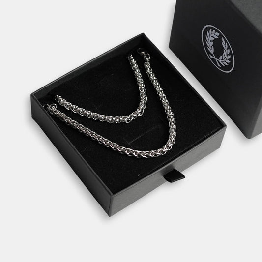 SET ESPIGA - SILVER 5MM - ATHEREOS